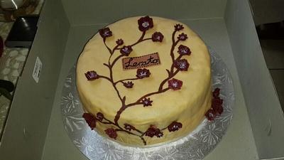 Cherry Blossom Branch Cake - Cake by Chantal 