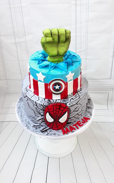 captain america cake - Cake by Choco loco