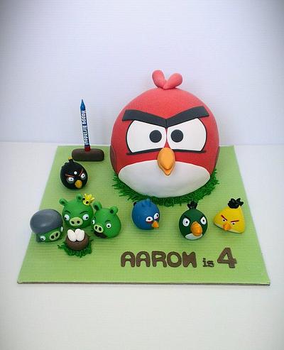 angry Bird 3D Cake - Cake by novita
