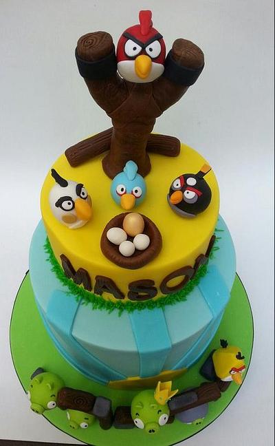 Angry Birds Cake - Cake by eunicecakedesigns