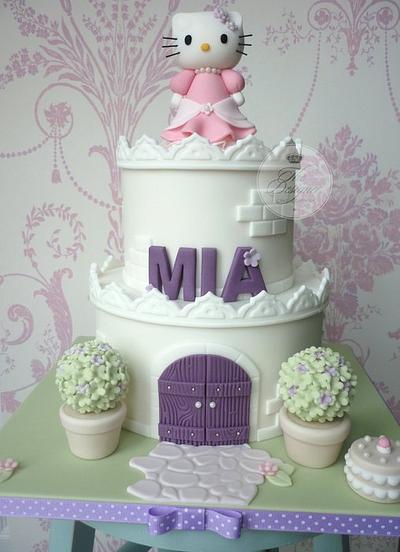 Hello Kitty Castle Birthday Cake - Cake by Isabelle Bambridge