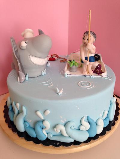 Shark masterchef!!!!! - Cake by Nennescake