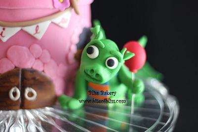 Princess & Dragon Cake - Cake by Meredyth Hite