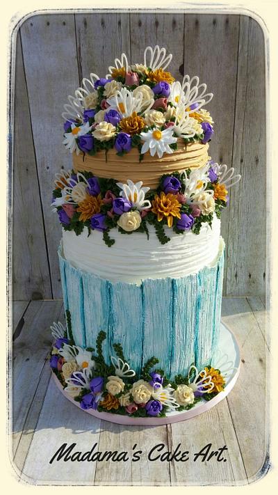 Country Romance - Cake by Madama's Cake Art