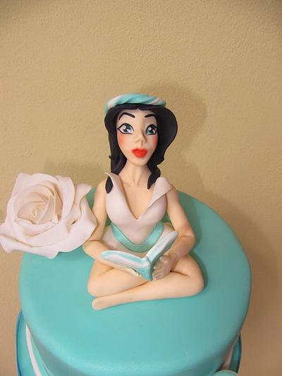 The lady in white - Cake by Valeria Antipatico