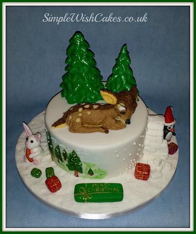 Children's Fruit Christmas Cake - Cake by Stef and Carla (Simple Wish Cakes)