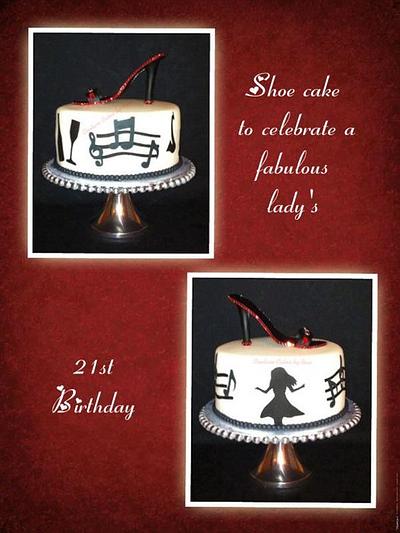 Dancing Gumpaste Shoe Cake - Cake by couturecakesbyrose