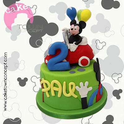 Mickey and car - Cake by Caketown