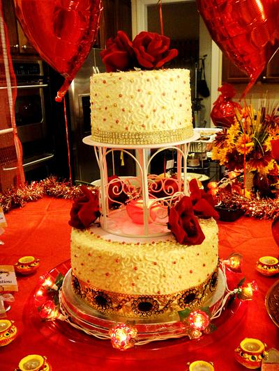 The Simply Special Wedding Cake - Cake by Sara's Baked Creations