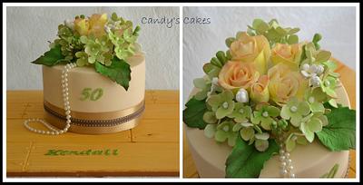 flowers - Cake by candyscakes