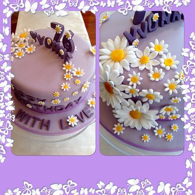 Daisies - Cake by Nanna Lyn Cakes