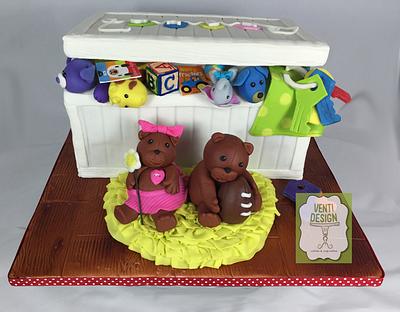 Toy box cake - Cake by Ventidesign Cakes