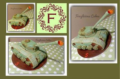Tank Cake - Cake by Sweet Foxylicious
