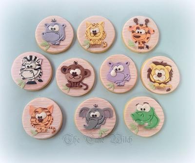 Wild Animals Cookies - Cake by Nessie - The Cake Witch