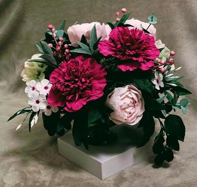 Flowers arrangement 2017 - Cake by Anka