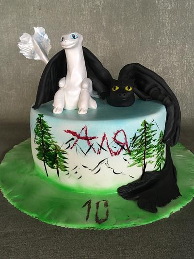 How to train your dragon - Cake by Doroty