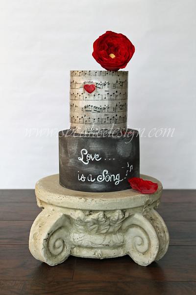 Love Song cake - Cake by Shannon Bond Cake Design