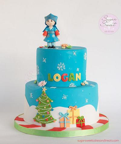 Christmas Hanbok First Birthday Cake - Cake by Angela, SugarSweetCakes&Treats