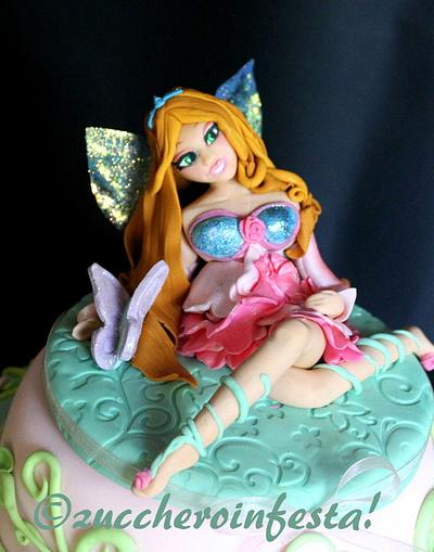 Winx club - Flora - Cake by Ginestra