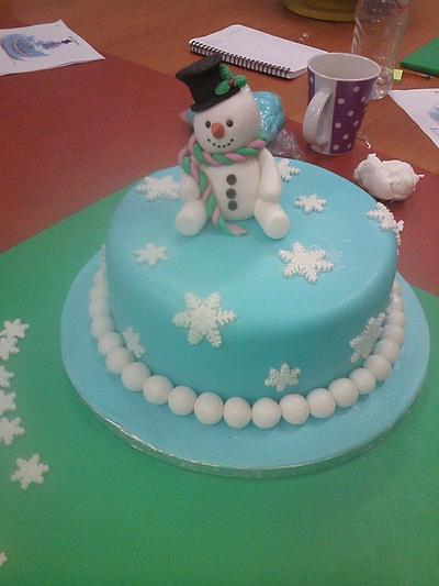 snowman!! - Cake by Joanna Vlachou
