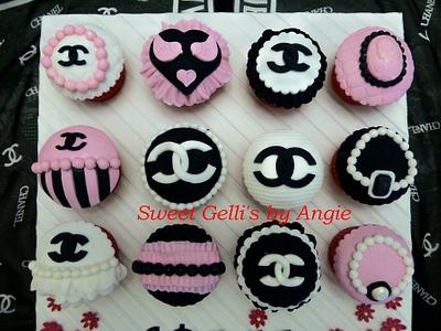 Chanel Vintage Cupcakes - Cake by Angie Taylor