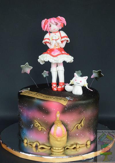 Puella Magi Madoka Magica anime Birthday cake  - Cake by Yari 