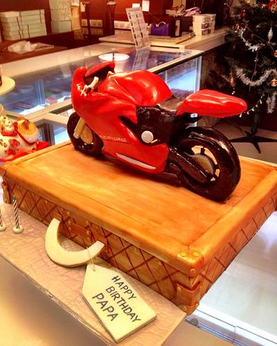Red Ducati - Cake by three lights cakes