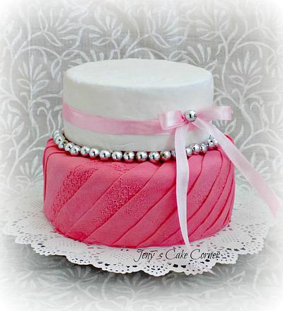 Simple Pleated Cake - Cake by Jeny John