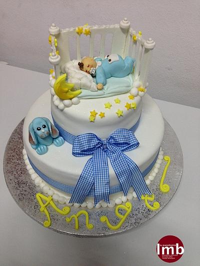 Angel´s birthday cake - Cake by LA MANOBUENA