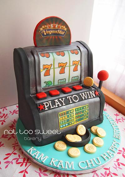 Slot Machine Cake - Cake by Cynthia - Not Too Sweet Bakery