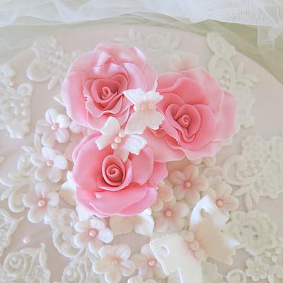 Lace and Flowers! - Cake by Sugar&Spice by NA
