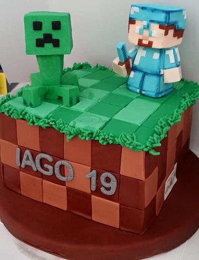 Minecraft - Cake by Dulce Victoria