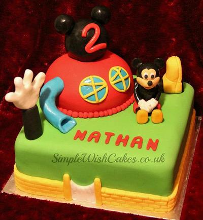 Mickey Mouse Club house Cake - Cake by Stef and Carla (Simple Wish Cakes)