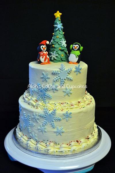 Penguin Christmas - Cake by Sarah Scott