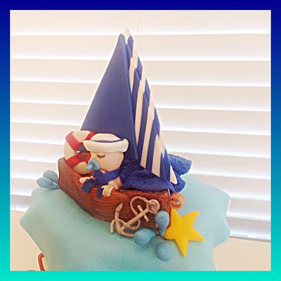 Nautical theme cake - Cake by Alberto and Gigi's cakes