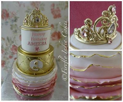 My First Tiara! - Cake by Firefly India by Pavani Kaur