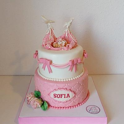 TARTA BAUTIZO SOFIA - Cake by Camelia