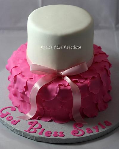 Elegant Ruffled skirt Cake - Cake by Carla