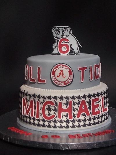 Alabama Crimson Tide Birthday cake - Cake by Mimi's Sweet Shoppe Amanda Burgess