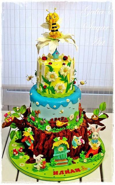 Maya Bee Cake - Cake by Galya's Art 