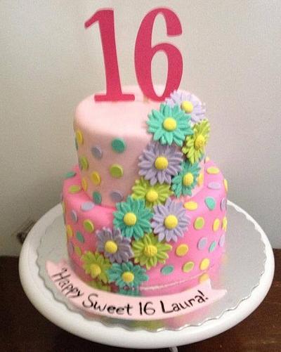 Sweet Sixteen - Cake by Michelle 