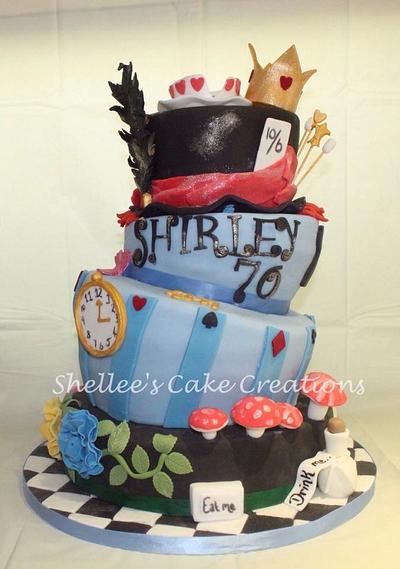 Alice in Wonderland Mad Hatter Cake - Cake by Shellee's Cake Creations