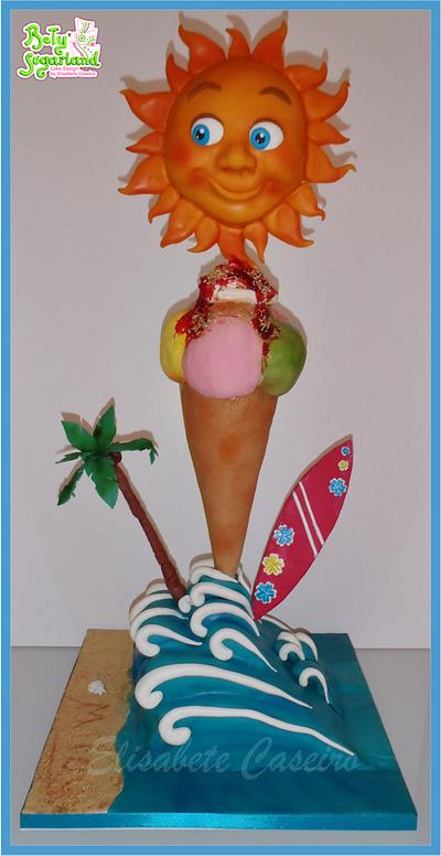Summer Time - tower cake - Cake by Bety'Sugarland by Elisabete Caseiro 