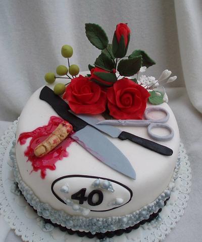 cake for knife sharpeners - Cake by Táji Cakes
