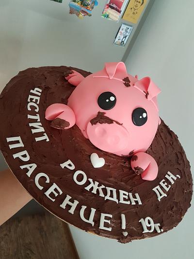Pig cake - Cake by Kamelia