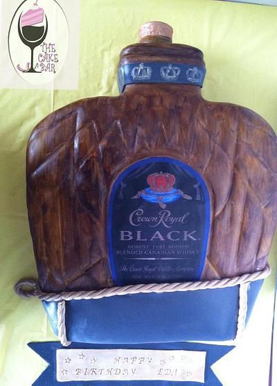 Crown Royal Black! - Cake by TheCakeBar