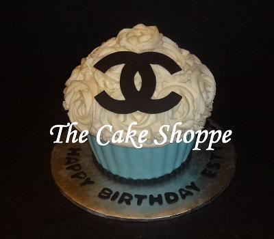 Chanel giant cupcake - Cake by THE CAKE SHOPPE