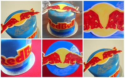 Red Bull Cake - Cake by MandysCandies