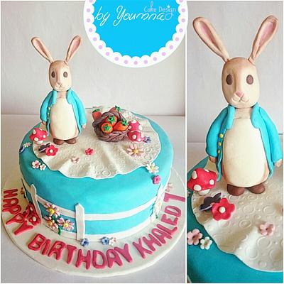 Peter the rabbit - Cake by Cake design by youmna 
