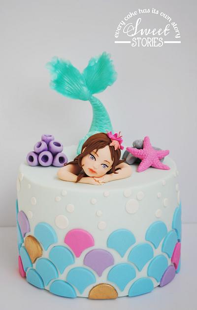 Jennifer the mermaid - Cake by Karla Sweet Stories